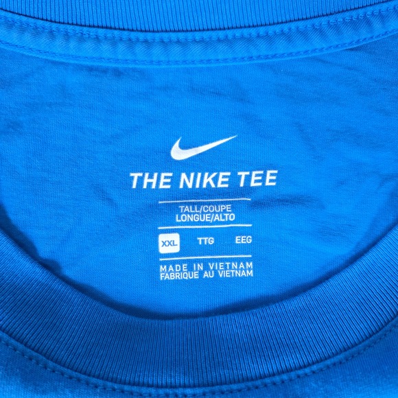 Nike‎ The Nike Tee XXL Have A Nike Day T-Shirt Blue Graphic Shoebox Mens - Picture 7 of 9